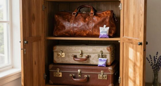 keep luggage dry and ventilated