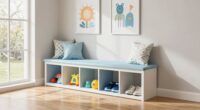 kids entryway bench options