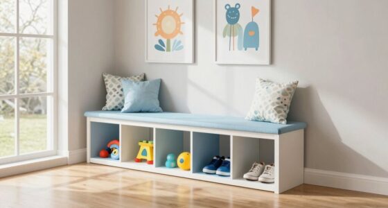 kids entryway bench options
