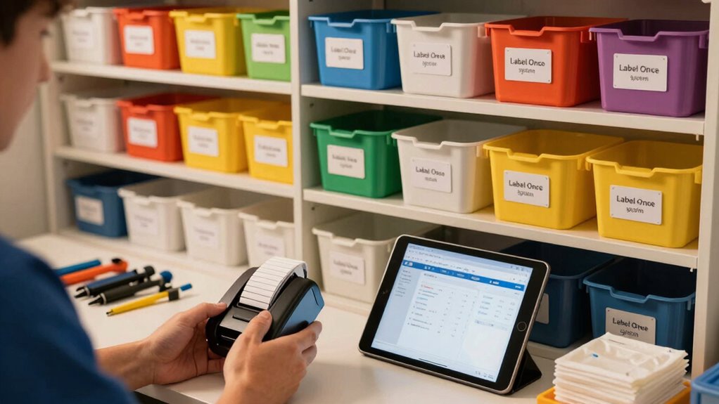 label consistency and user training