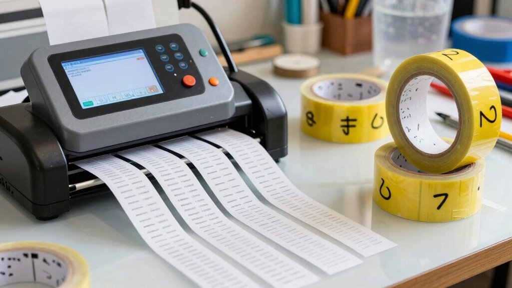 label makers versus masking tape