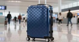 large reinforced checked luggage