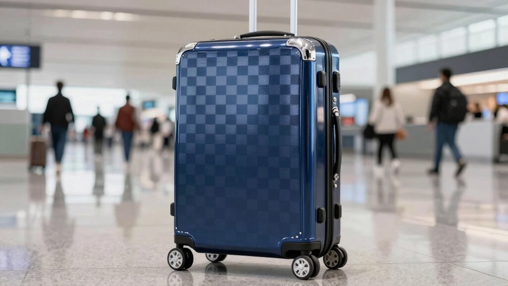 large reinforced checked luggage