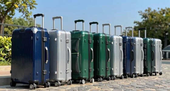 large wheeled travel trunks