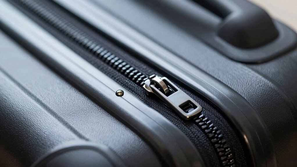 lubricate zippers at proper times