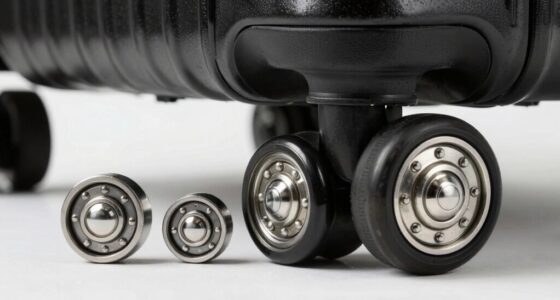 luggage wheel bearings durability