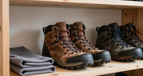 maintain boots shape properly