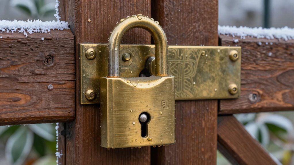 maintain outdoor lock functionality