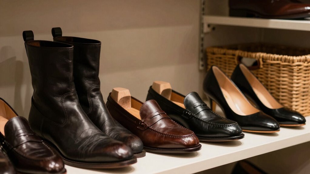 maintain shoes with storage
