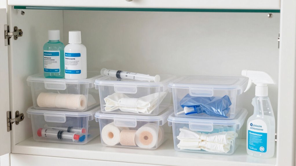 maintain sterile storage practices