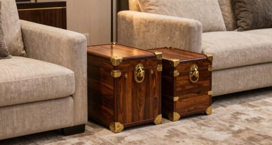 matching trunk end tables
