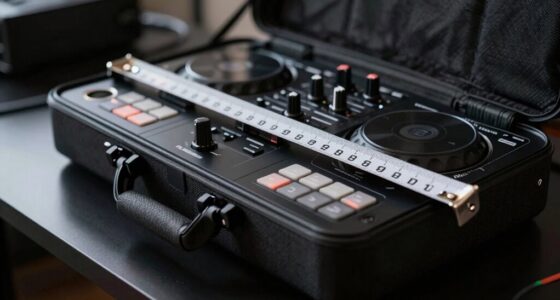 measuring dj controller dimensions