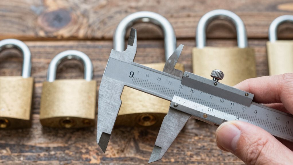 measuring shackle size accurately