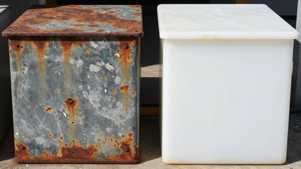 metal resists cracking and warping