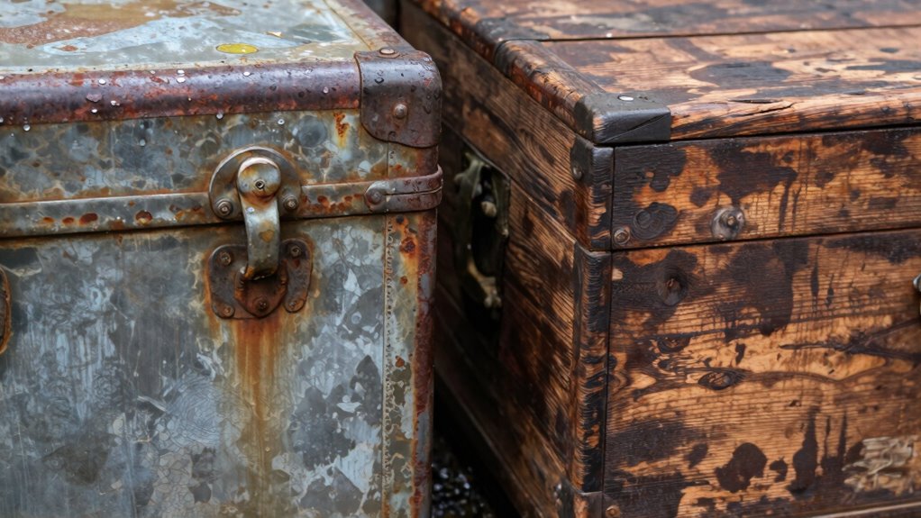 metal resists moisture damage