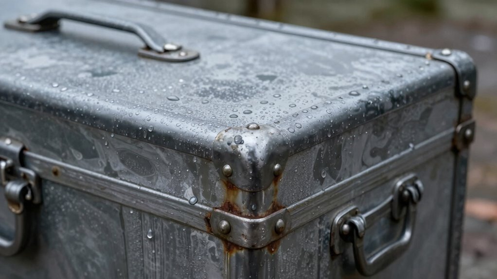 moisture causes metal condensation