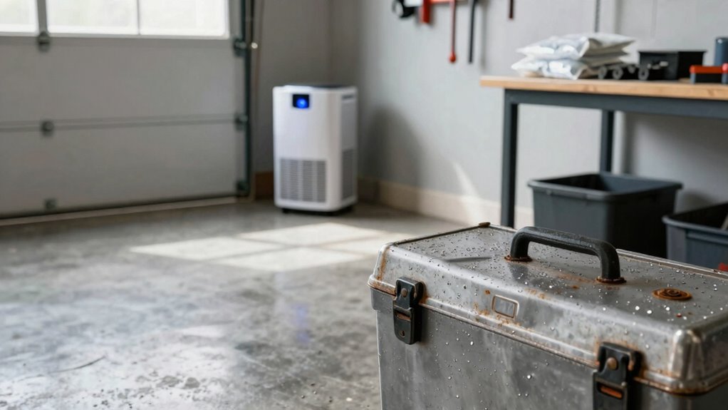moisture causes metal corrosion
