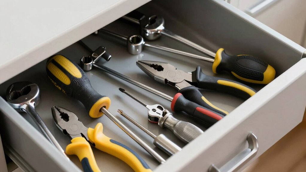 monitor tool drawer capacity