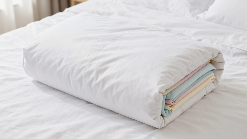 neat compact bedding storage