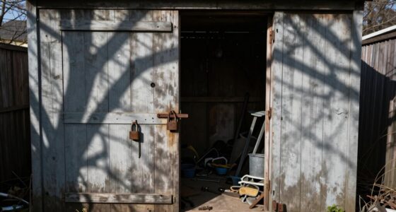 neglecting outdoor storage security