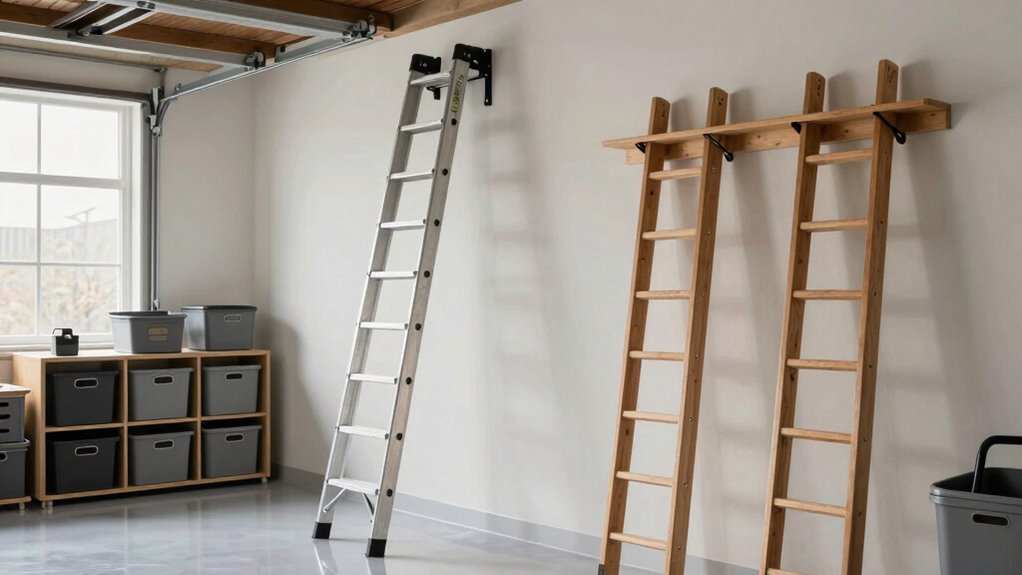 optimal ladder storage practices