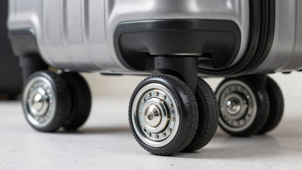 optimal luggage wheel size selection