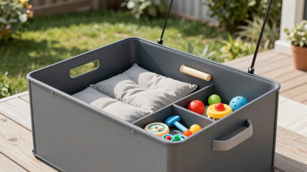 optimized cushion and storage dimensions