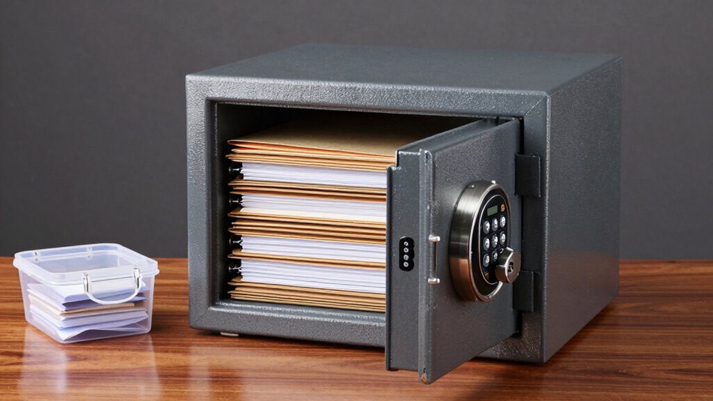 organize and label emergency documents