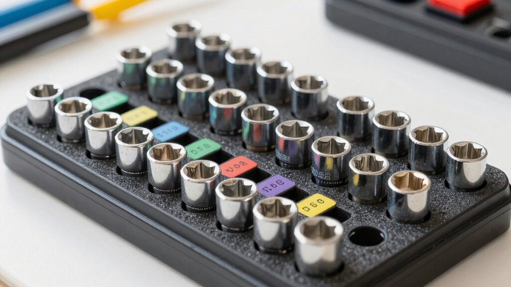 organize and label sockets