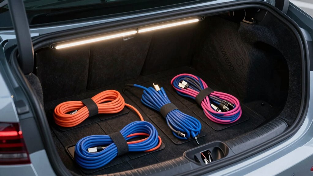 organize cables by usage