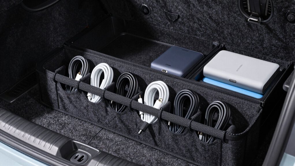 organize cables for accessibility