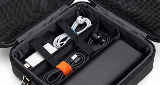 organize cables in case