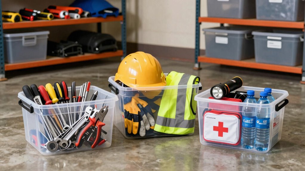 organize check ready supplies