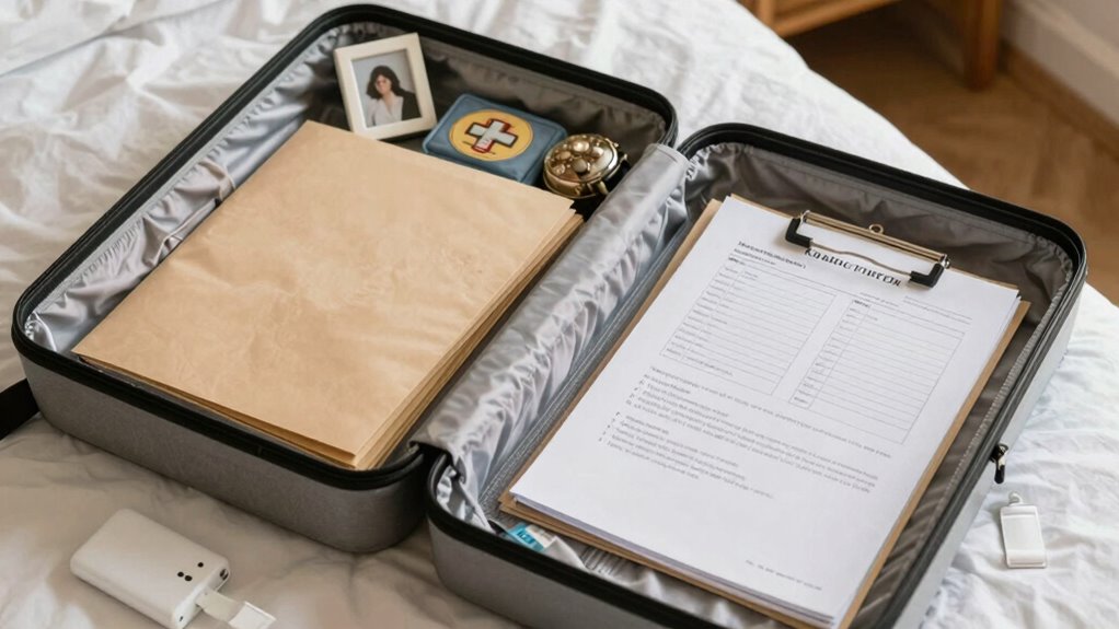 organize essential moving items