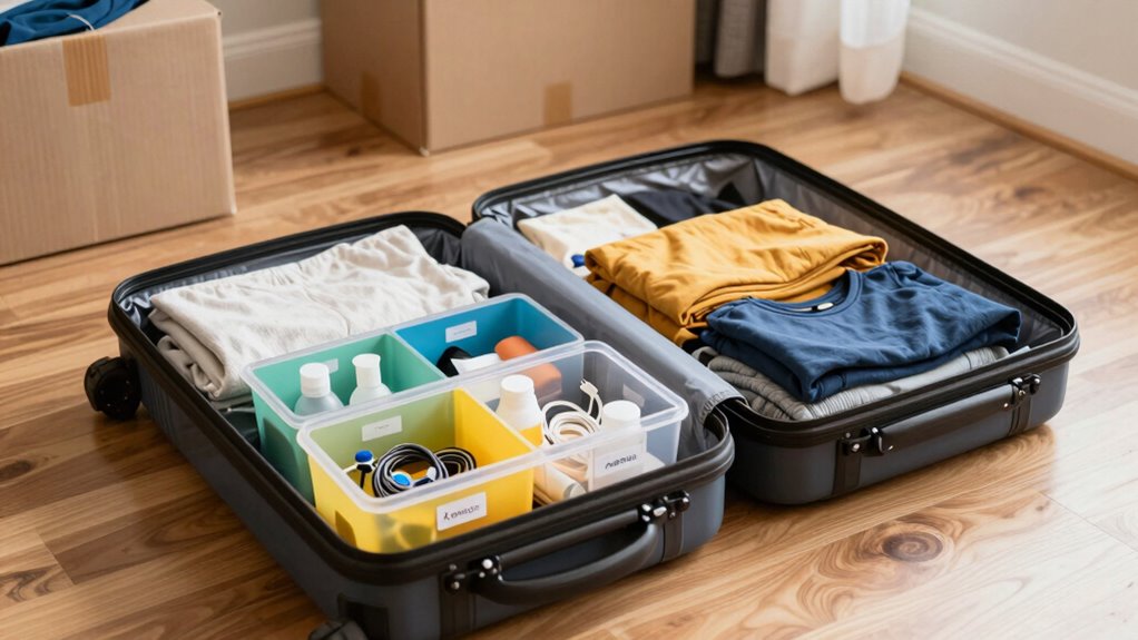 organize essentials for quick access