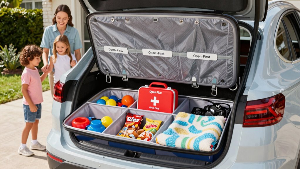 organize essentials for quick access