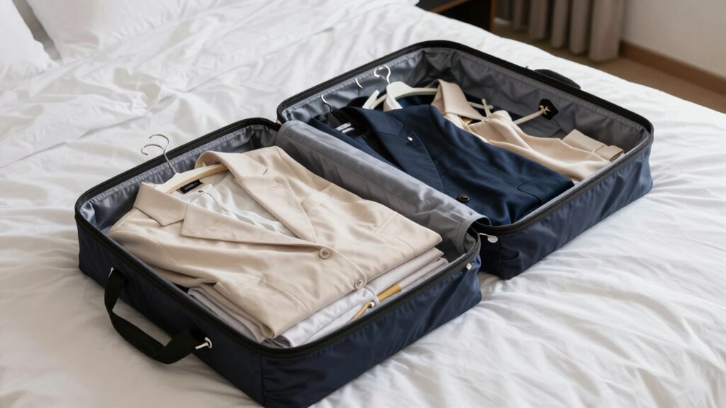 organize fold hang carefully