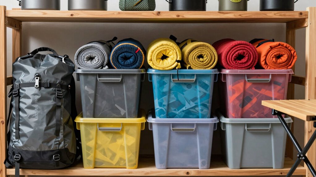organize gear by categories