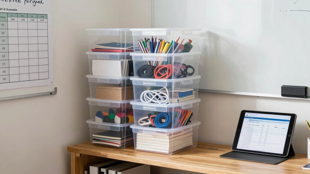 organize items by category