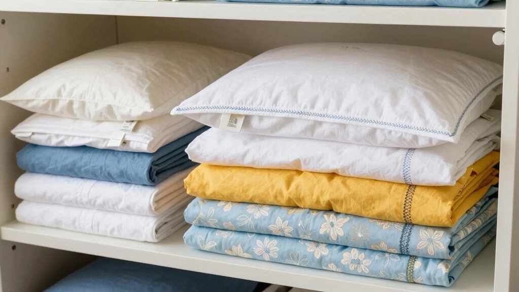 organize label and monitor bedding