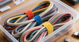 organize label coil securely