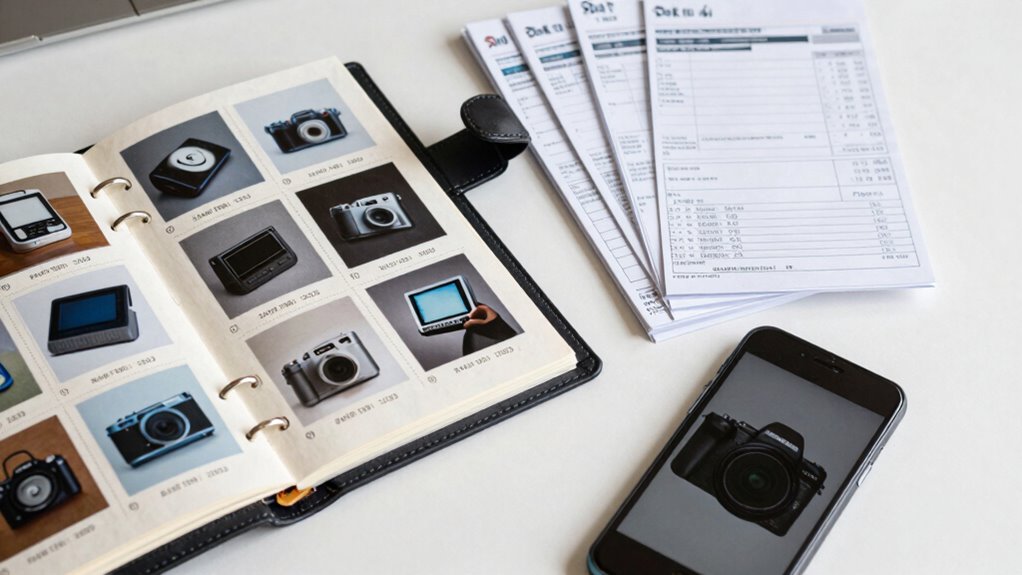 organize receipts with digital tools