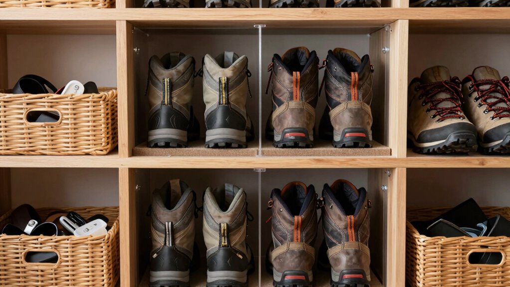 organized accessible hiking gear