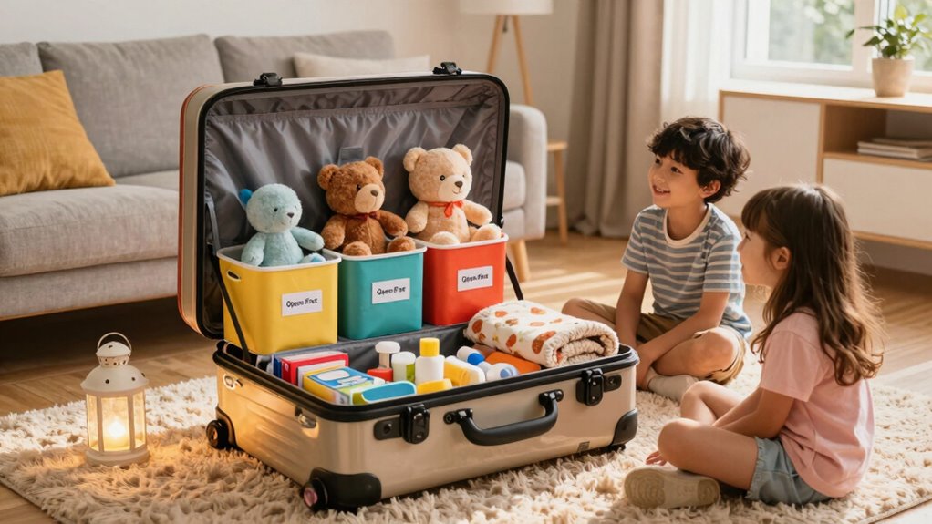 organized calm first night