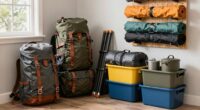 organized dry accessible storage