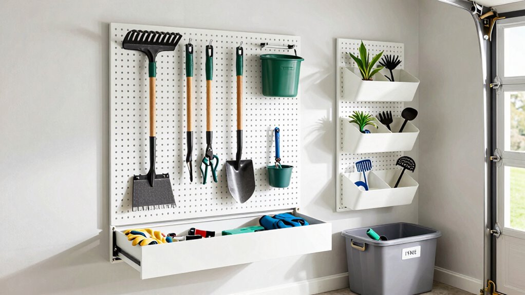 organized durable garage storage