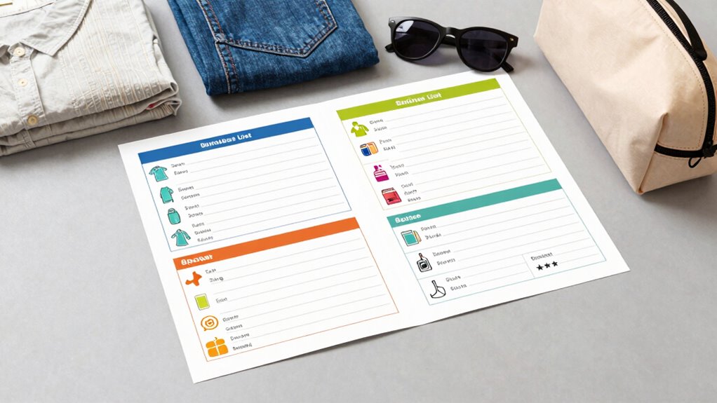 organized efficient travel preparation