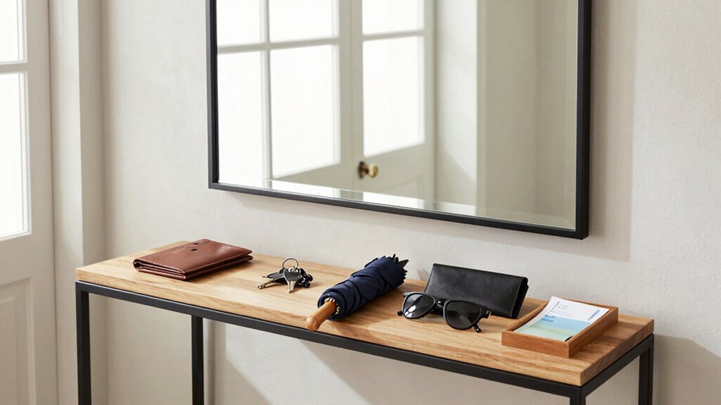 organized entryway simplifies mornings