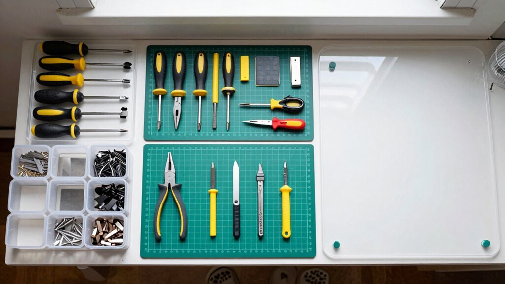 organized ergonomic clutter free workspace