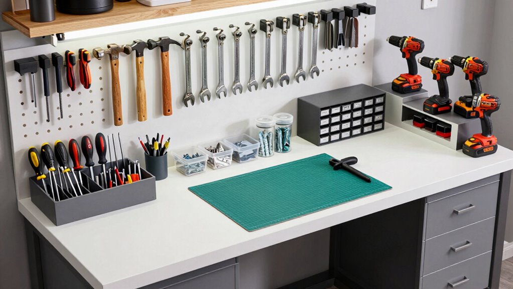 organized ergonomic work zones